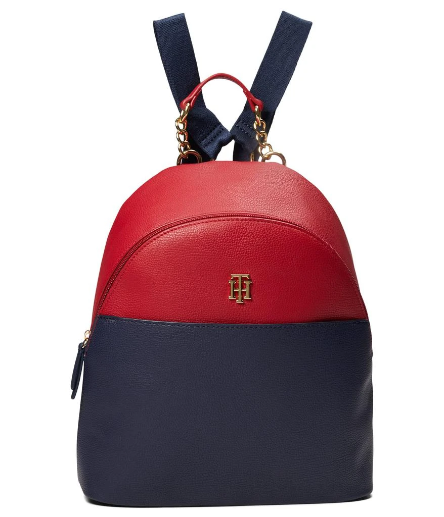 商品Tommy Hilfiger|Antonella II-Small Backpack-Pebble PVC,价格¥549,第1张图片