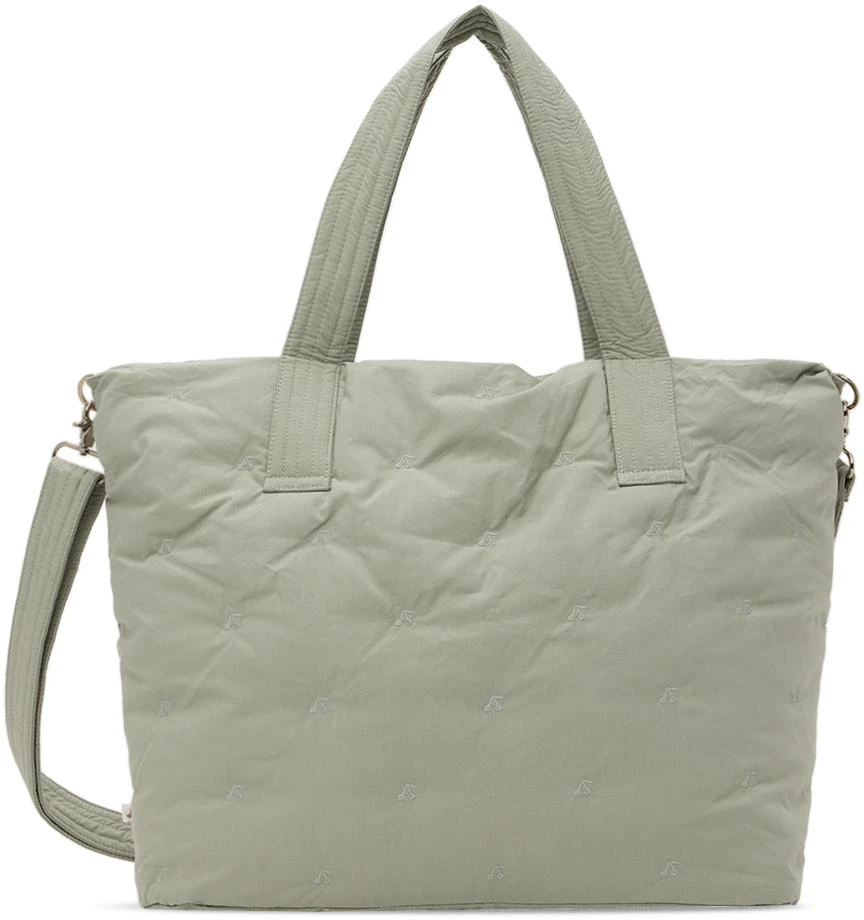 商品Bonpoint|Taupe Embroidered Diaper Tote,价格¥1927,第1张图片