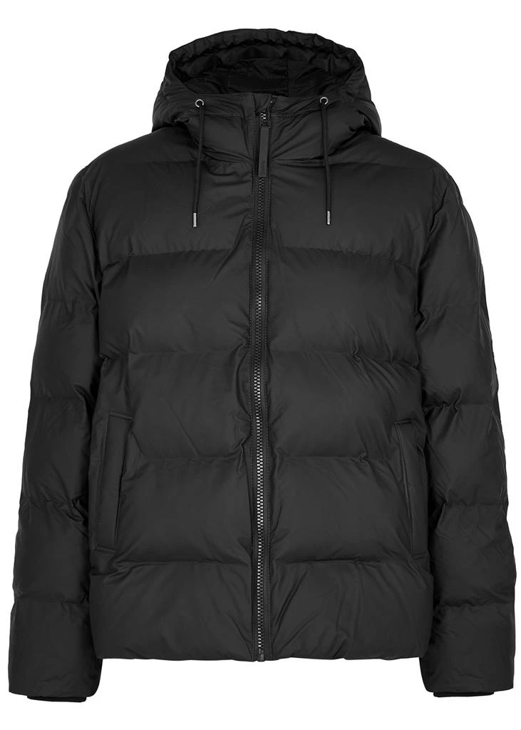 商品RAINS|Black quilted rubberised jacket,价格¥1304,第1张图片