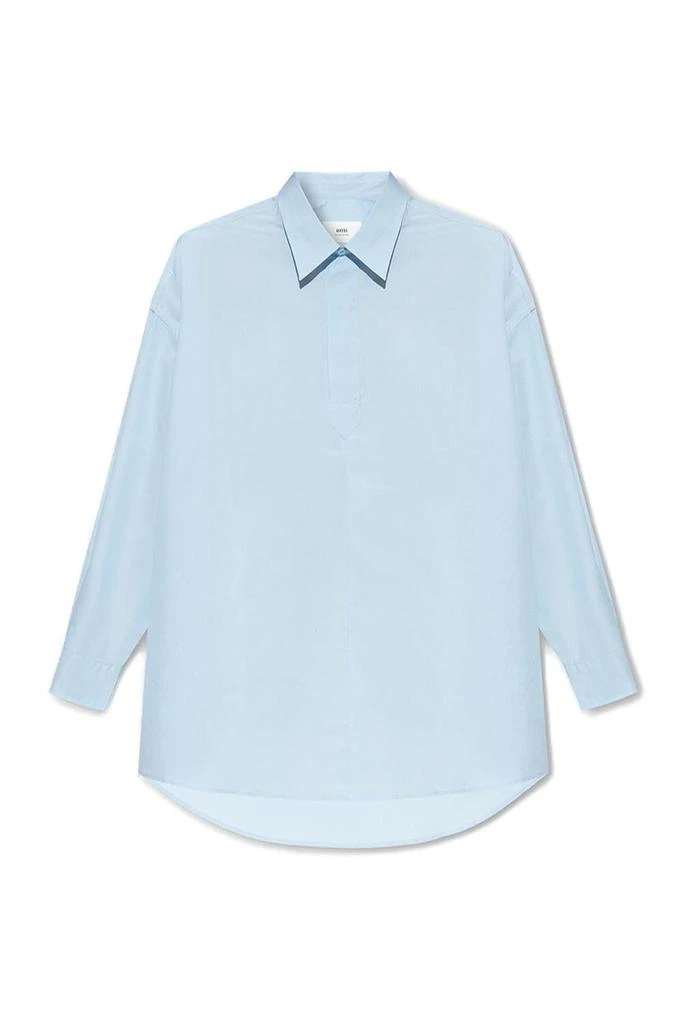 商品AMI|AMI Long-Sleeved Shirt Dress,价格¥2098,第1张图片