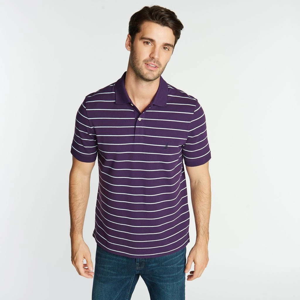 Mens Classic Fit Striped Deck Polo 商品