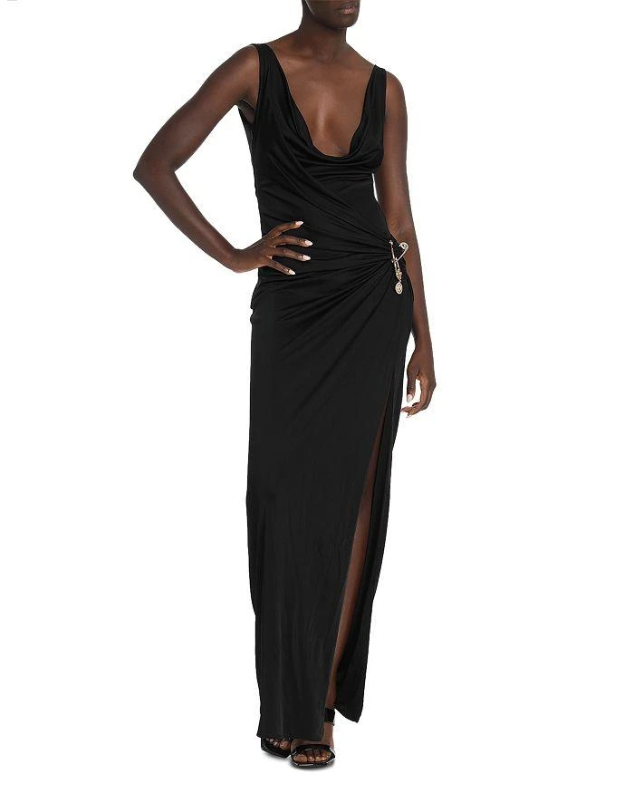 商品Versace|Liquid Jersey Gown,价格¥29495,第4张图片详细描述