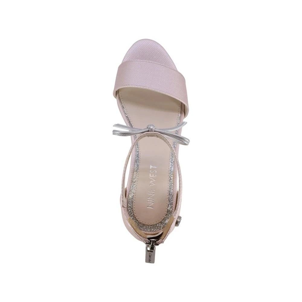 商品Nine West|Little Girls Elizabeth Ankle Strap Heeled Sandals,价格¥290,第4张图片详细描述