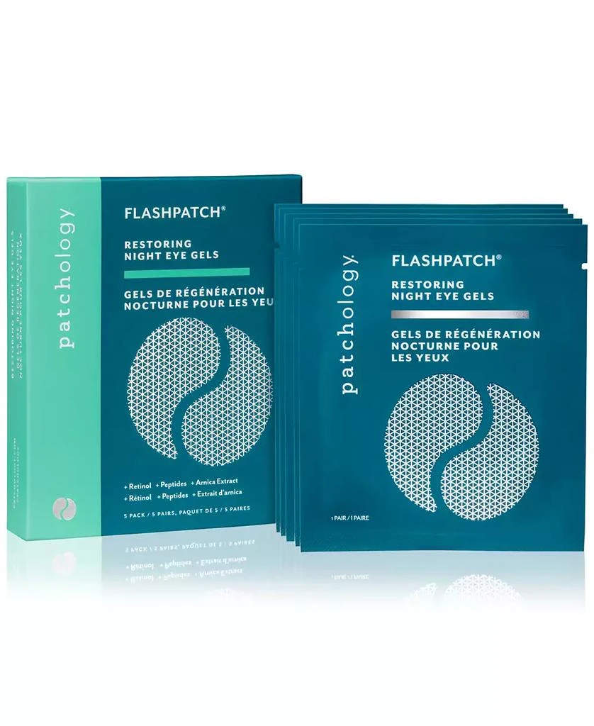 商品Patchology|FlashPatch Restoring Night Eye Gels, 5pk,价格¥164,第4张图片详细描述