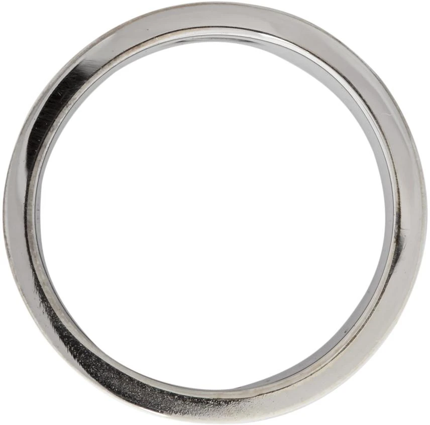 商品MAISON MARGIELA|Silver Brushed Cut Out Ring,价格¥2155,第2张图片详细描述