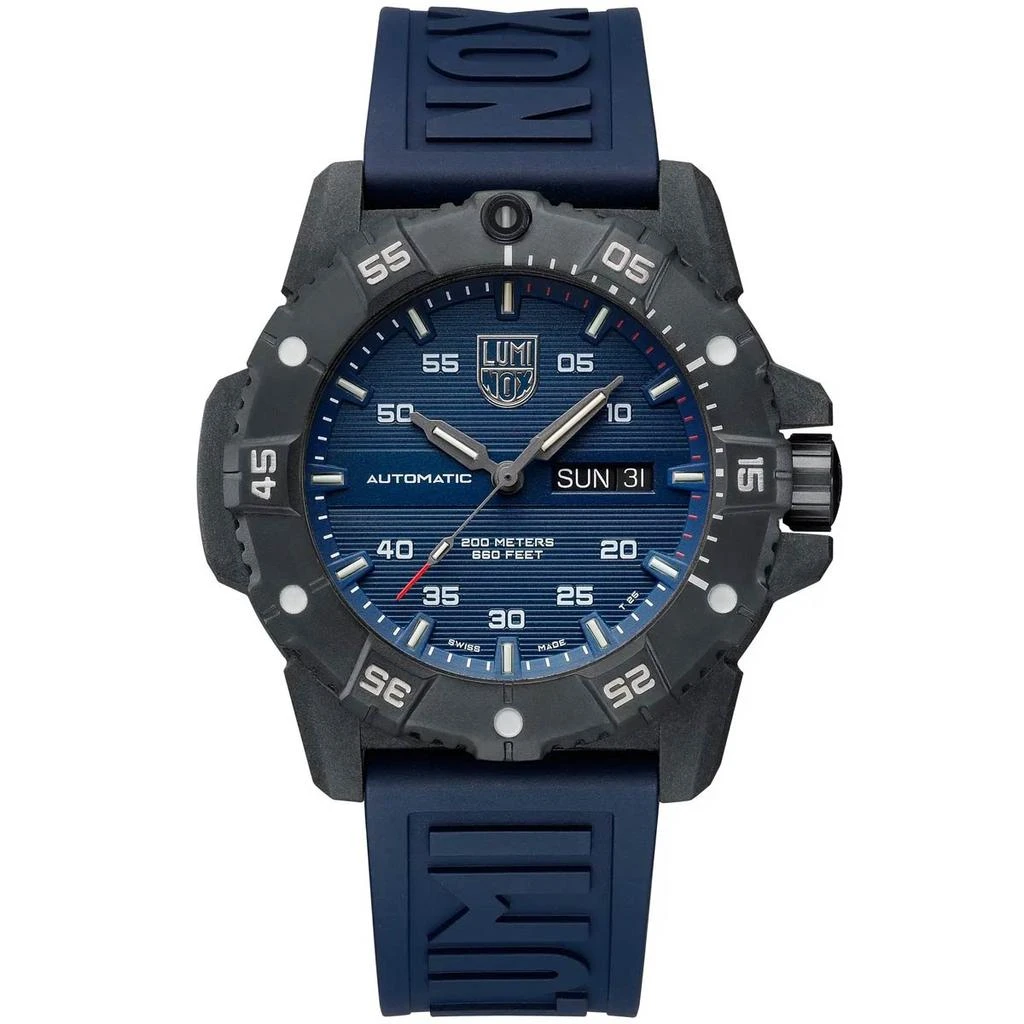 商品Luminox|Luminox Men's Automatic Watch - Master Carbon Seal Blue Dial Rubber Strap Dive | 3863,价格¥5380,第2张图片详细描述