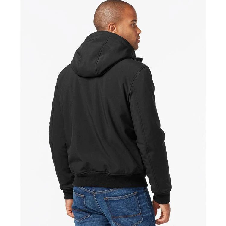 商品Tommy Hilfiger|Men's Big & Tall Double-Layer Hooded Bomber Coat,价格¥870,第2张图片详细描述