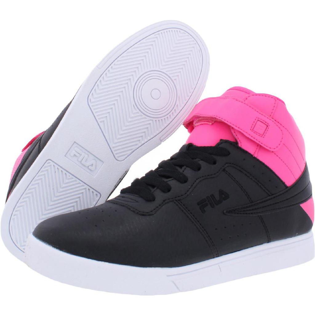 Fila Boys Vulc 13 Harlay Faux Leather High-Top Fashion Sneakers商品第10张图片规格展示