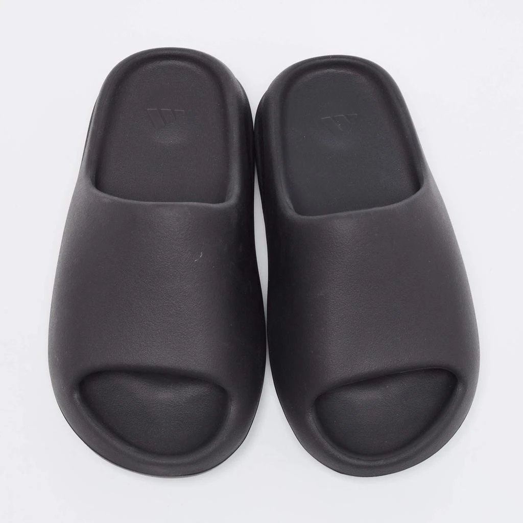 商品YEEZY|Yeezy x Adidas Black Rubber Onyx Flat Slides Size 37,价格¥1287,第3张图片详细描述