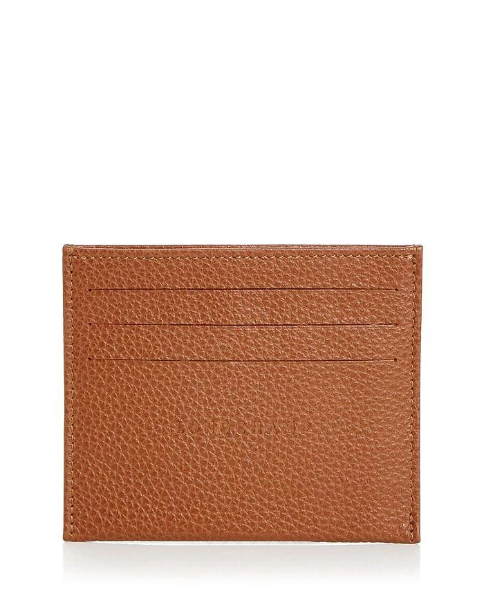 商品Longchamp|Le Foulonné Leather Card Case,价格¥525,第1张图片详细描述