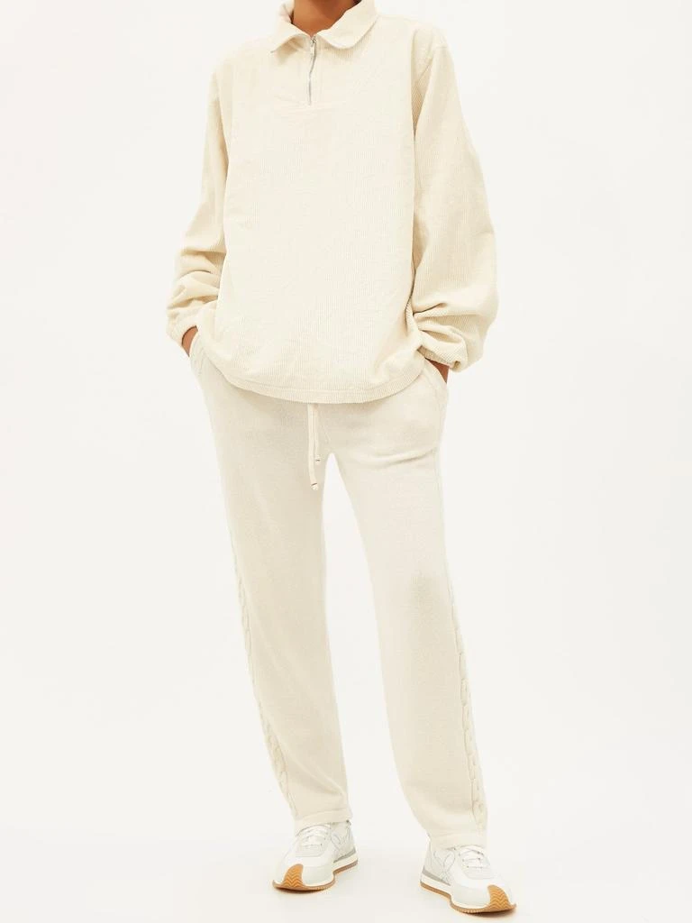 商品Les Tien|Yacht corduroy half-zip sweatshirt,价格¥1119,第2张图片详细描述