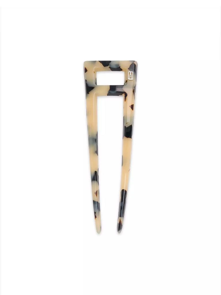 商品Alexandre de Paris|Positive Attitude Imprévu Tortoiseshell Hair Pin,价格¥533,第3张图片详细描述