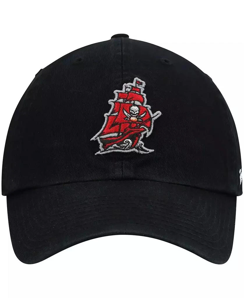 商品47 Brand|Men's Black Tampa Bay Buccaneers Clean Up Alternate Adjustable Hat,价格¥225,第2张图片详细描述