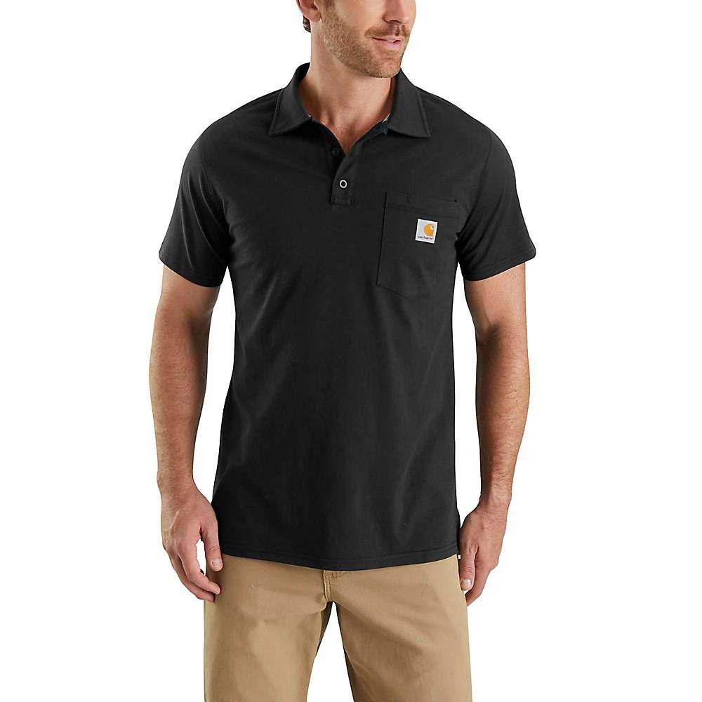 商品Carhartt|Carhartt Men's Force Cotton Delmont Pocket Polo,价格¥325,第4张图片详细描述