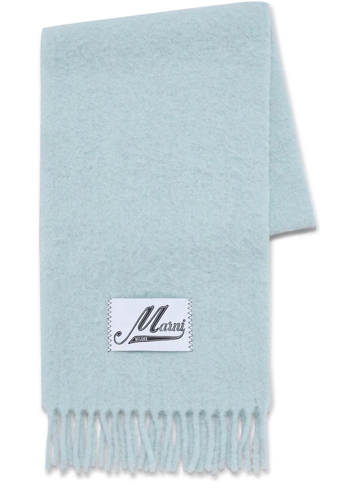 商品Marni|磨毛羊驼毛流苏围巾,价格¥2747,第1张图片