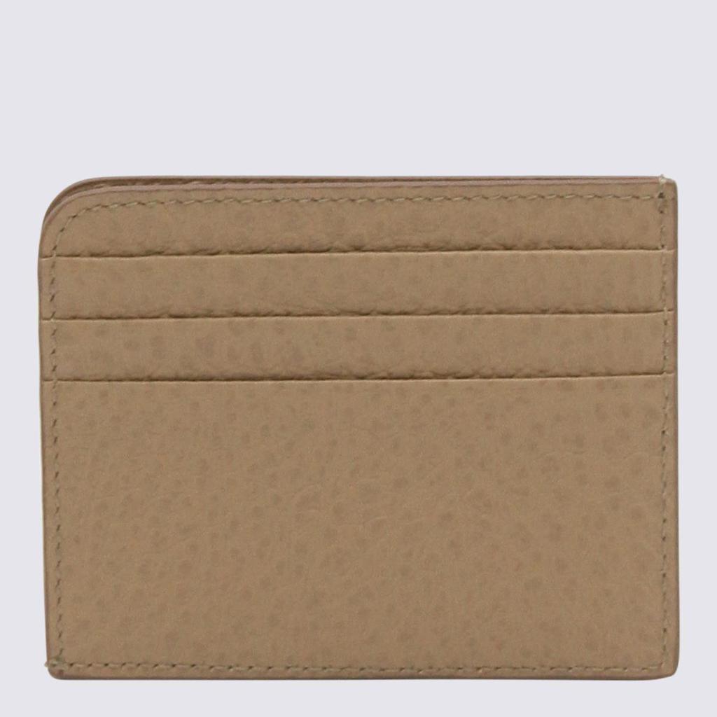 MAISON MARGIELA BEIGE CHAMOIS LEATHER CARD HOLDER商品第2张图片规格展示