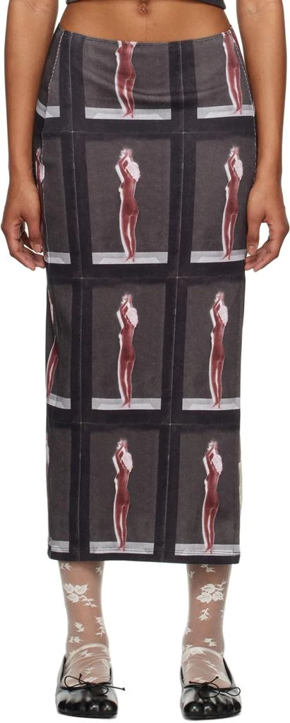 商品ELLISS|Black 'The Lady In Red' Maxi Skirt,价格¥1167,第1张图片