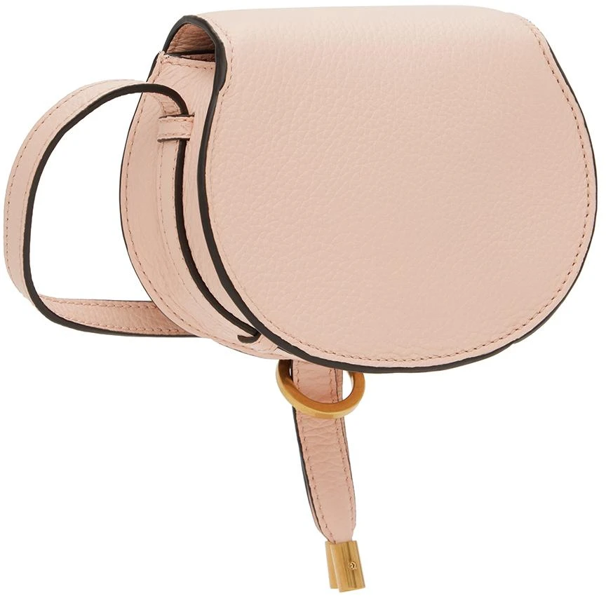 商品Chloé|Pink Nano Marcie Saddle Bag,价格¥3157,第3张图片详细描述