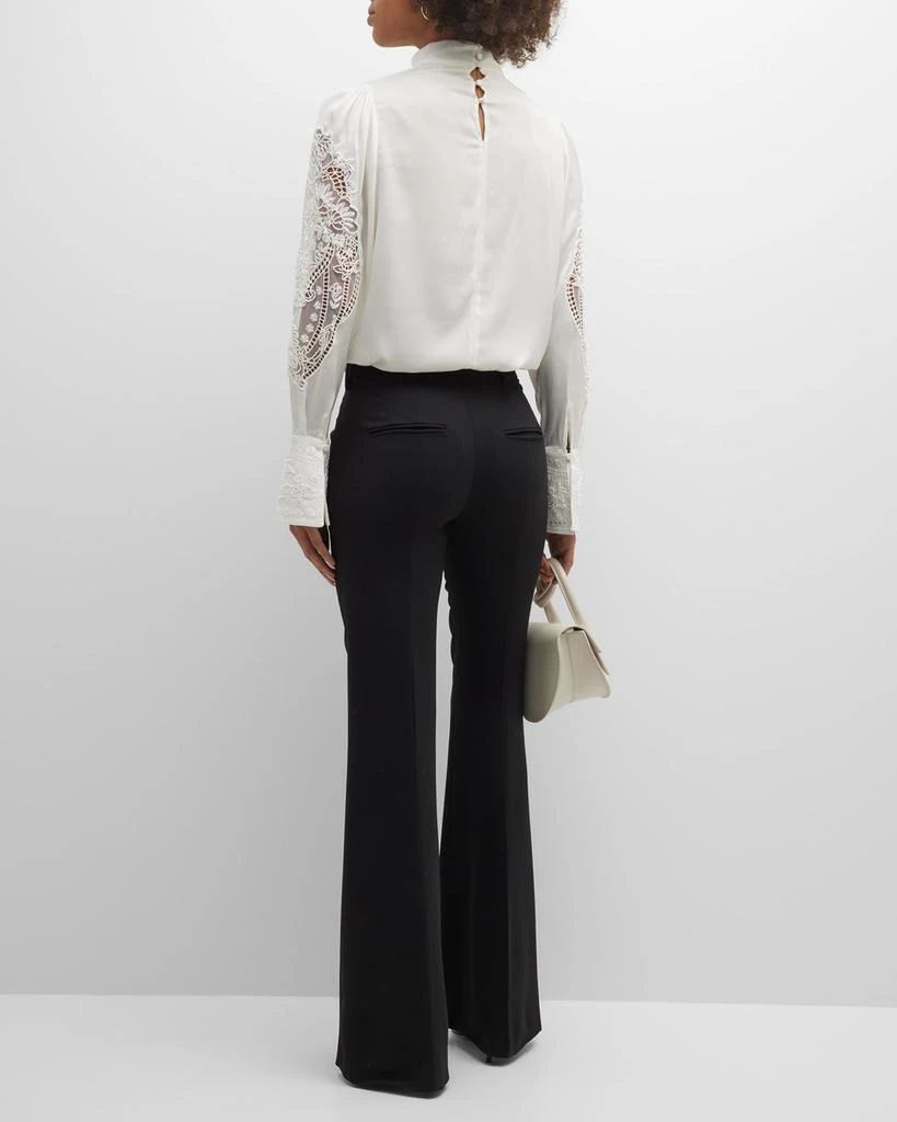 商品Kobi Halperin|Eileen Beaded Mock-Neck Silk Blouse,价格¥5389,第4张图片详细描述