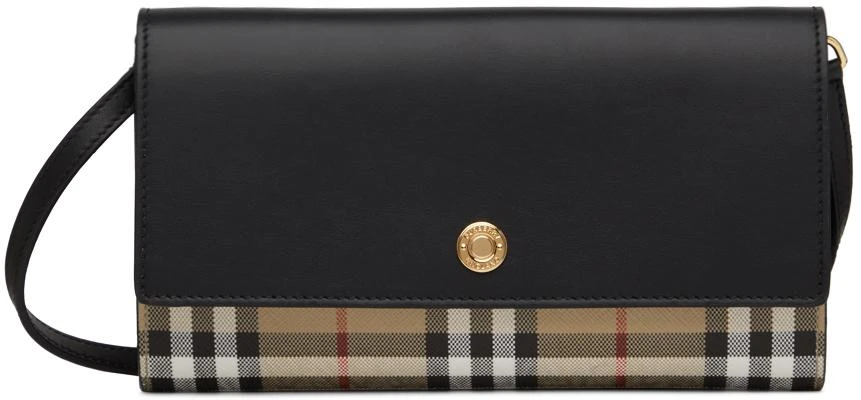 商品Burberry|Black Hannah Wallet Bag,价格¥7314,第1张图片