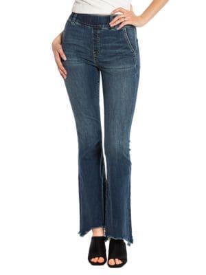 商品Juicy Couture|Malibu Whiskered Faded Wash Jeans,价格¥435,第1张图片