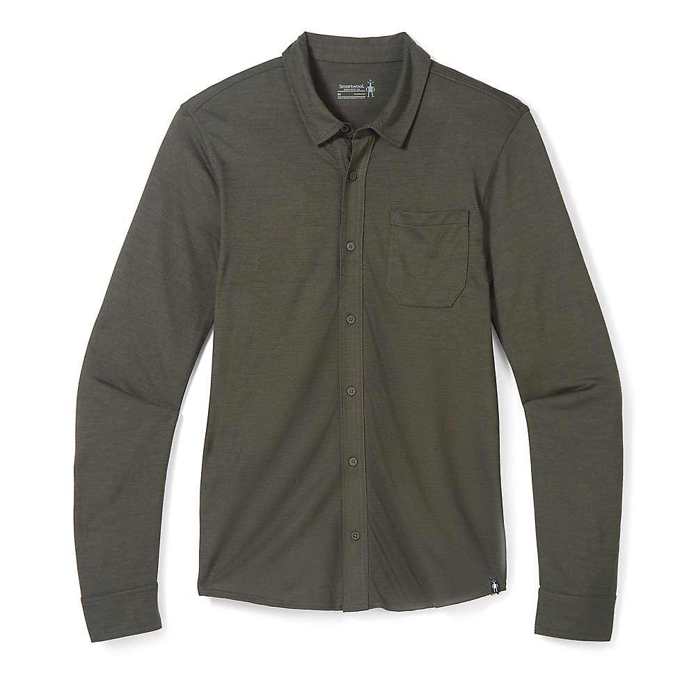 Smartwool Men's Merino Sport 150 LS Button Up Shirt商品第2张图片规格展示