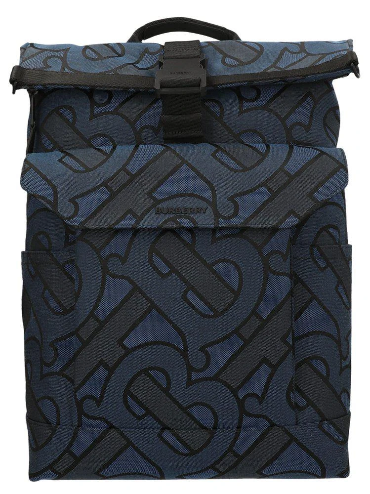 商品Burberry|Burberry Orville Monogram-Jacquard Buckle Fastened Backpack,价格¥9171,第1张图片