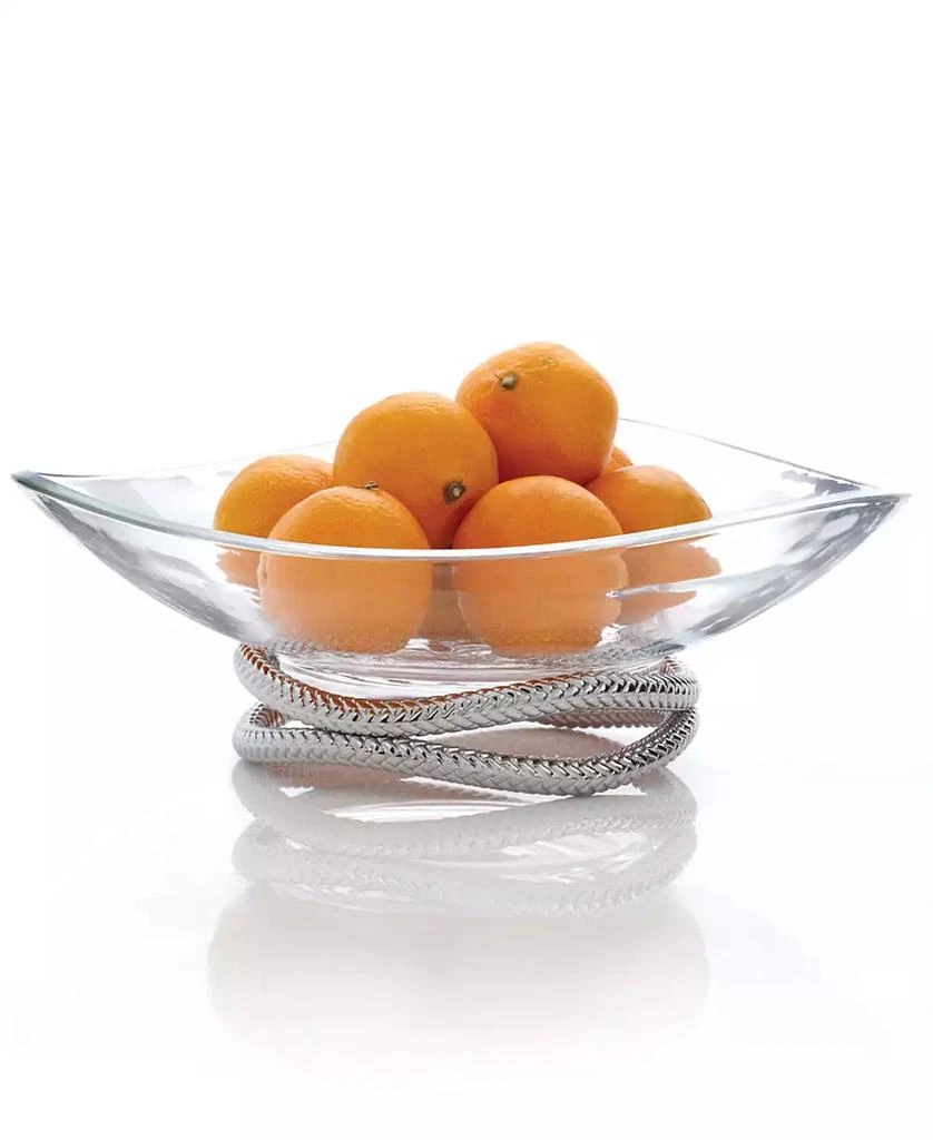 商品Nambé|Nambe Braid 11" Glass Centerpiece Bowl,价格¥793,第2张图片详细描述