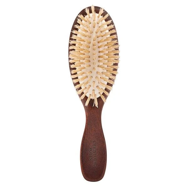 商品Christophe Robin|Christophe Robin New Travel Hairbrush with Natural Boar-Bristle and Wood,价格¥622,第1张图片
