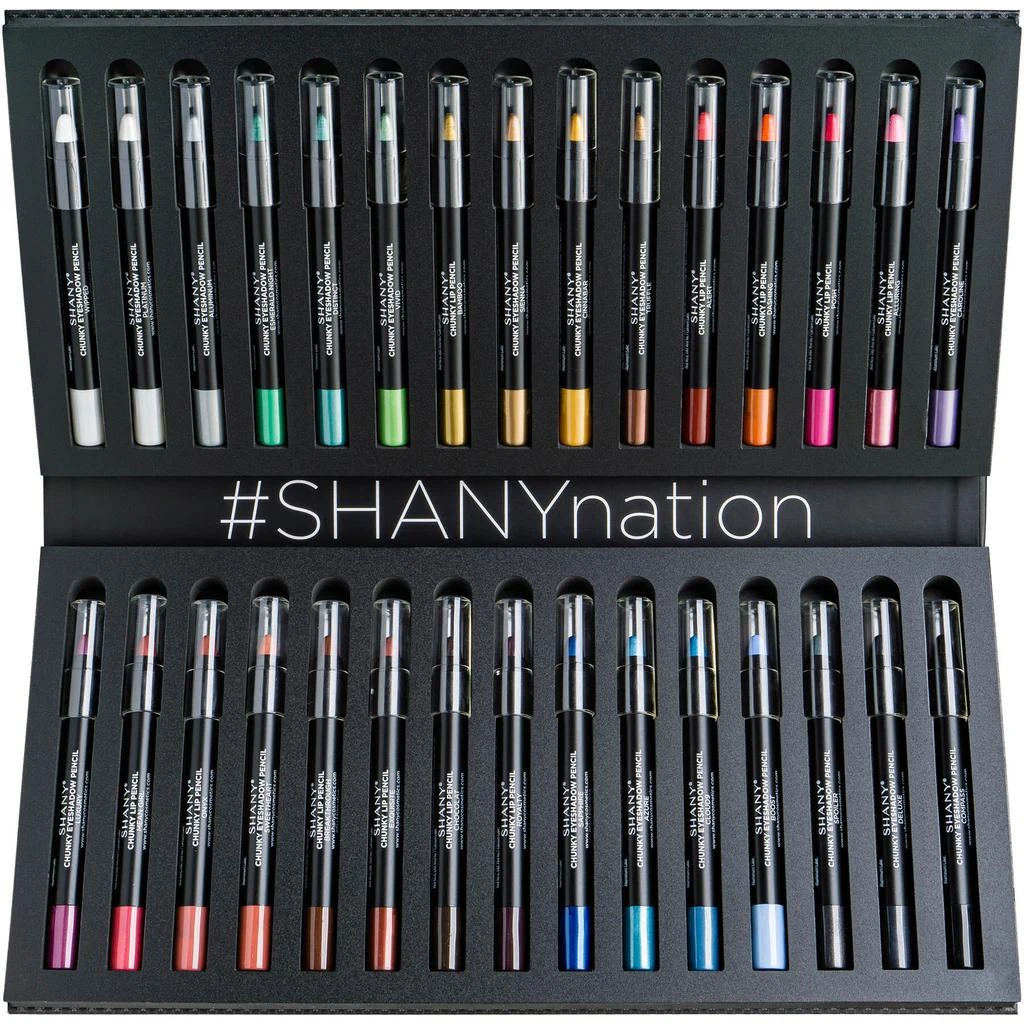 商品SHANY|Chunky Makeup Pencils For Eyes and Lips W Vitamin E & Aloe Vera - 30 Colors,价格¥298,第5张图片详细描述
