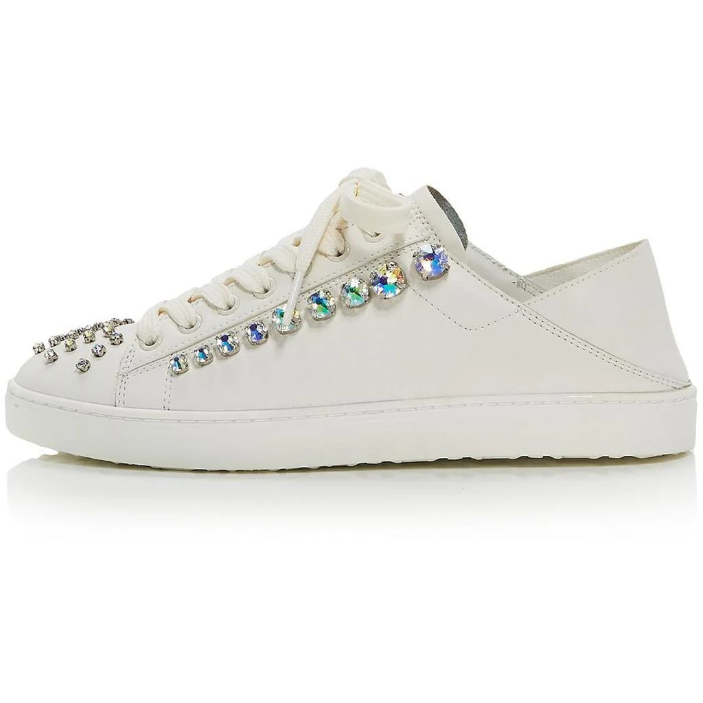 商品Stuart Weitzman|Goldie Shine Convertible Womens Leather Embellished Casual and Fashion Sneakers,价格¥2012,第2张图片详细描述