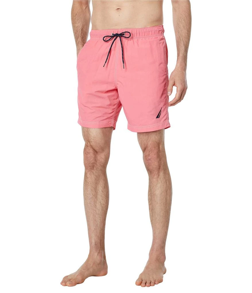 商品Nautica|8" Solid Quick-Dry Swim,价格¥243,第1张图片