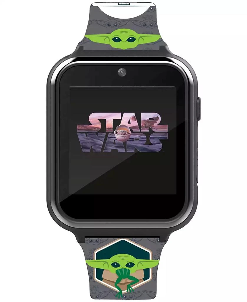 商品Accutime|Kid's Star Wars Baby Yoda Gray Silicone Strap Smart Watch 46x41mm,价格¥277,第1张图片