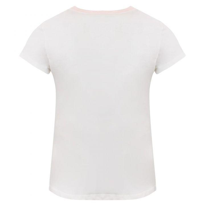 商品Lanvin|Ivory Multicoloured Logo T Shirt,价格¥346,第5张图片详细描述