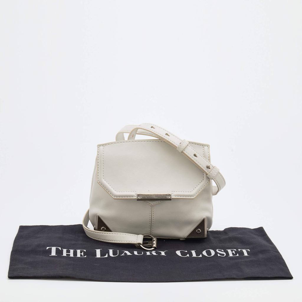 Alexander Wang White Leather Small Marion Shoulder Bag商品第9张图片规格展示