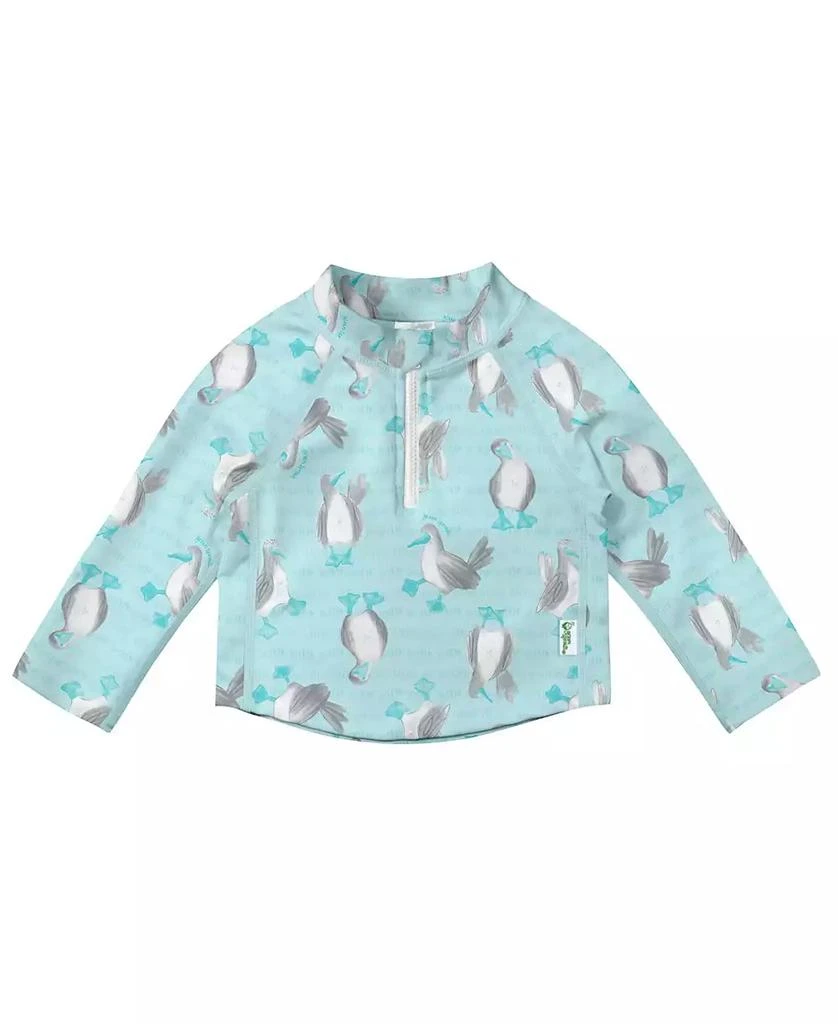 商品green sprouts|Toddler Boys Long Sleeve Zip Rashgaurd Shirt,价格¥116,第1张图片