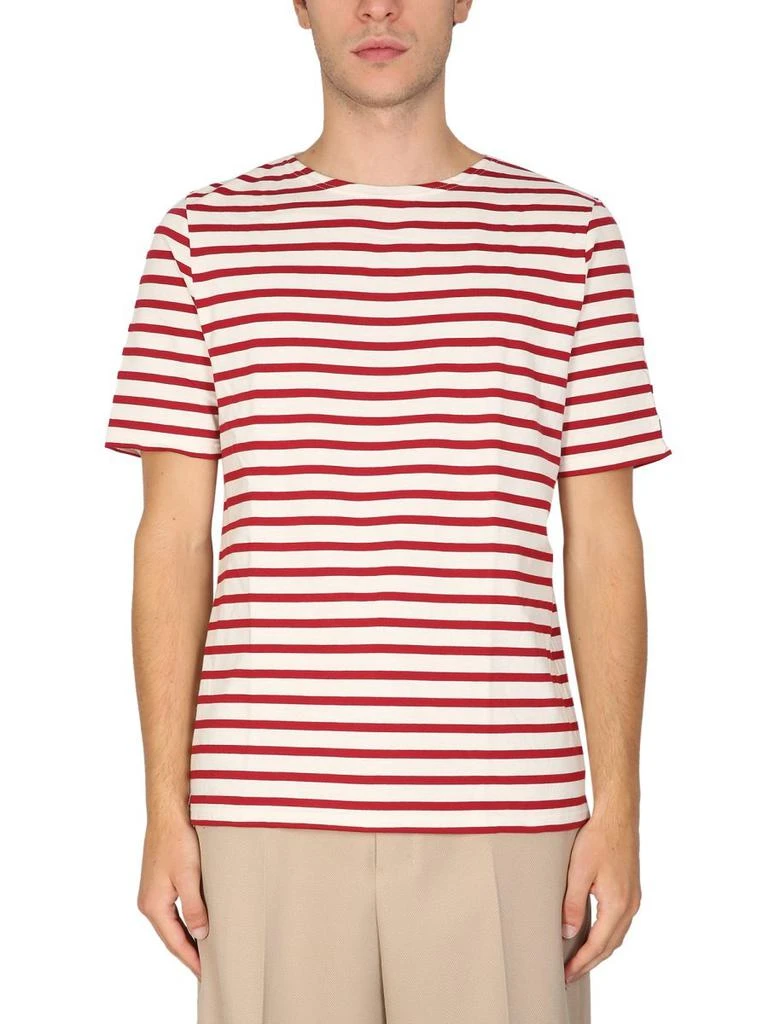商品Saint James|Saint James Striped Crewneck T-Shirt,价格¥344,第1张图片