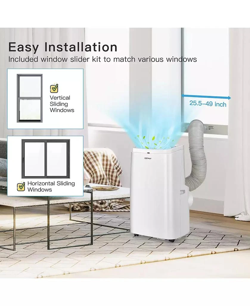 12000BTU Portable Air Conditioner 3-in-1 Air Cooler Fan Dehumidifier w/ Remote 商品