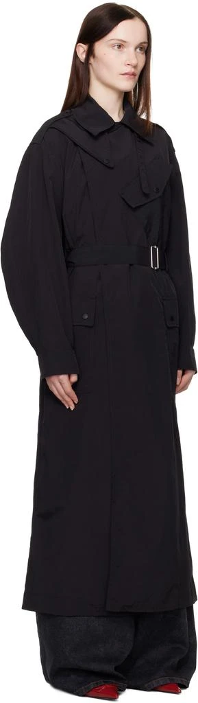 商品Kenzo|黑色 Kenzo Paris Kimono Sleeves Long 风衣,价格¥10793,第2张图片详细描述