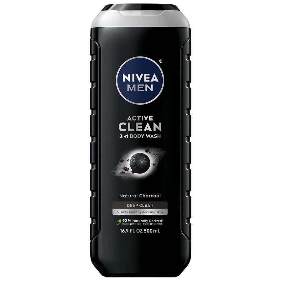 商品Nivea Men|Active Clean Charcoal Body Wash Deep Clean,价格¥41,第1张图片
