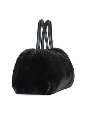 商品Luxe Faux Fur|Faux Fur Bowling Bag,价格¥450,第3张图片详细描述