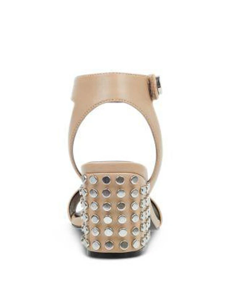 商品KENDALL & KYLIE|KENDALL and KYLIE Women's Sophie Studded Leather Block Heel Sandals,价格¥393,第4张图片详细描述