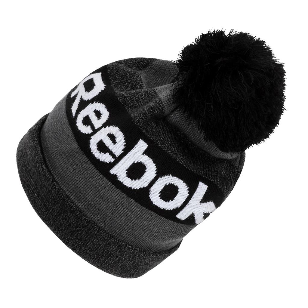 Reebok Men's Pompom Beanie and Scarf Set商品第1张图片规格展示