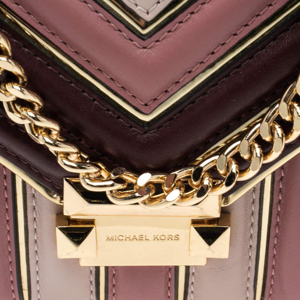 商品[二手商品] Michael Kors|Michael Kors Multicolor Quilted Leather Whitney Shoulder Bag,价格¥1323,第7张图片详细描述