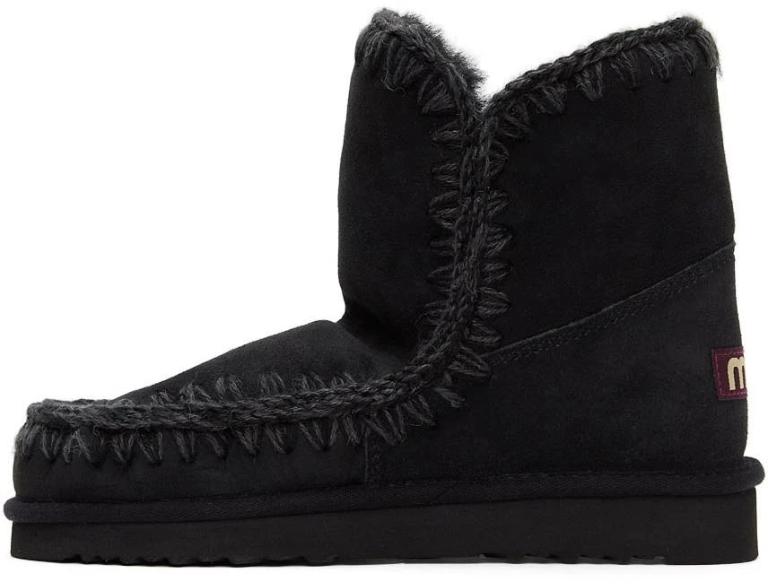 商品Mou|Black Suede Ankle 18 Boots,价格¥693,第3张图片详细描述