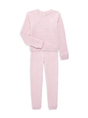 商品Juicy Couture|Girl’s 2-Piece Bouclé Sweatshirt & Pants Set,价格¥277,第1张图片