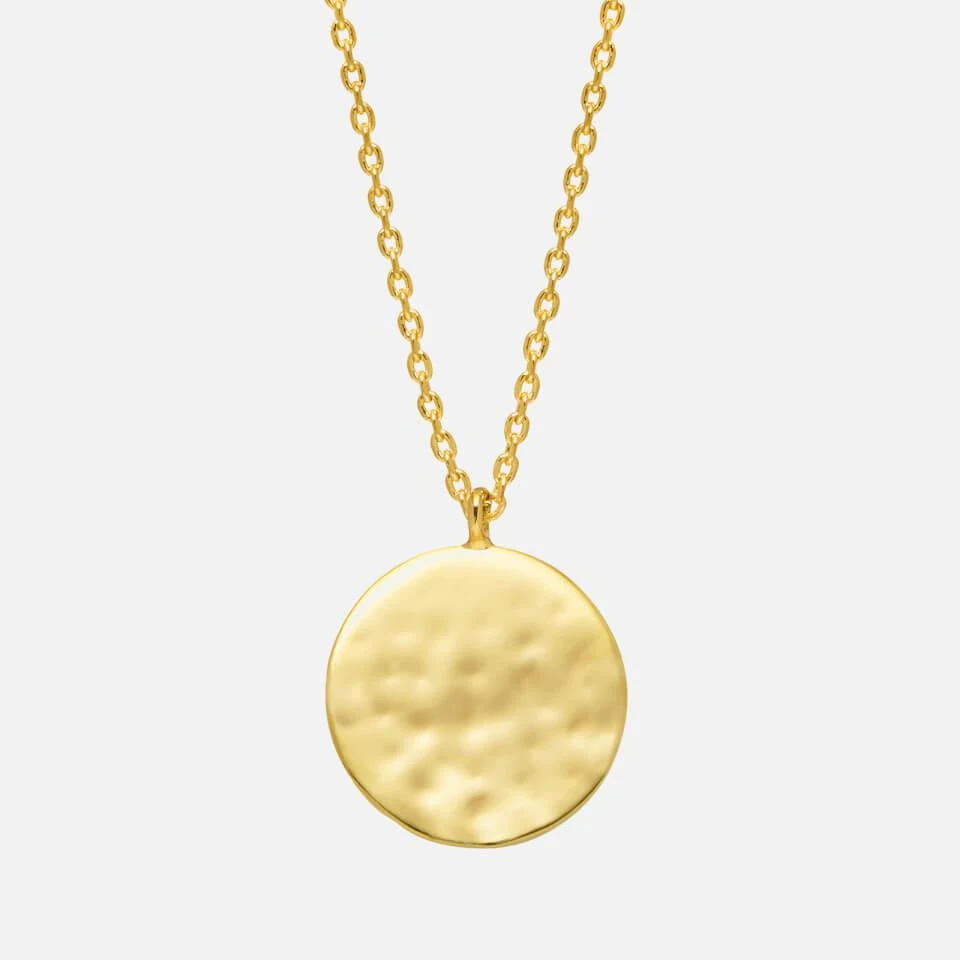 商品ESTELLA BARTLETT|Estella Bartlett Hammered Gold-Plated Necklace,价格¥120,第1张图片