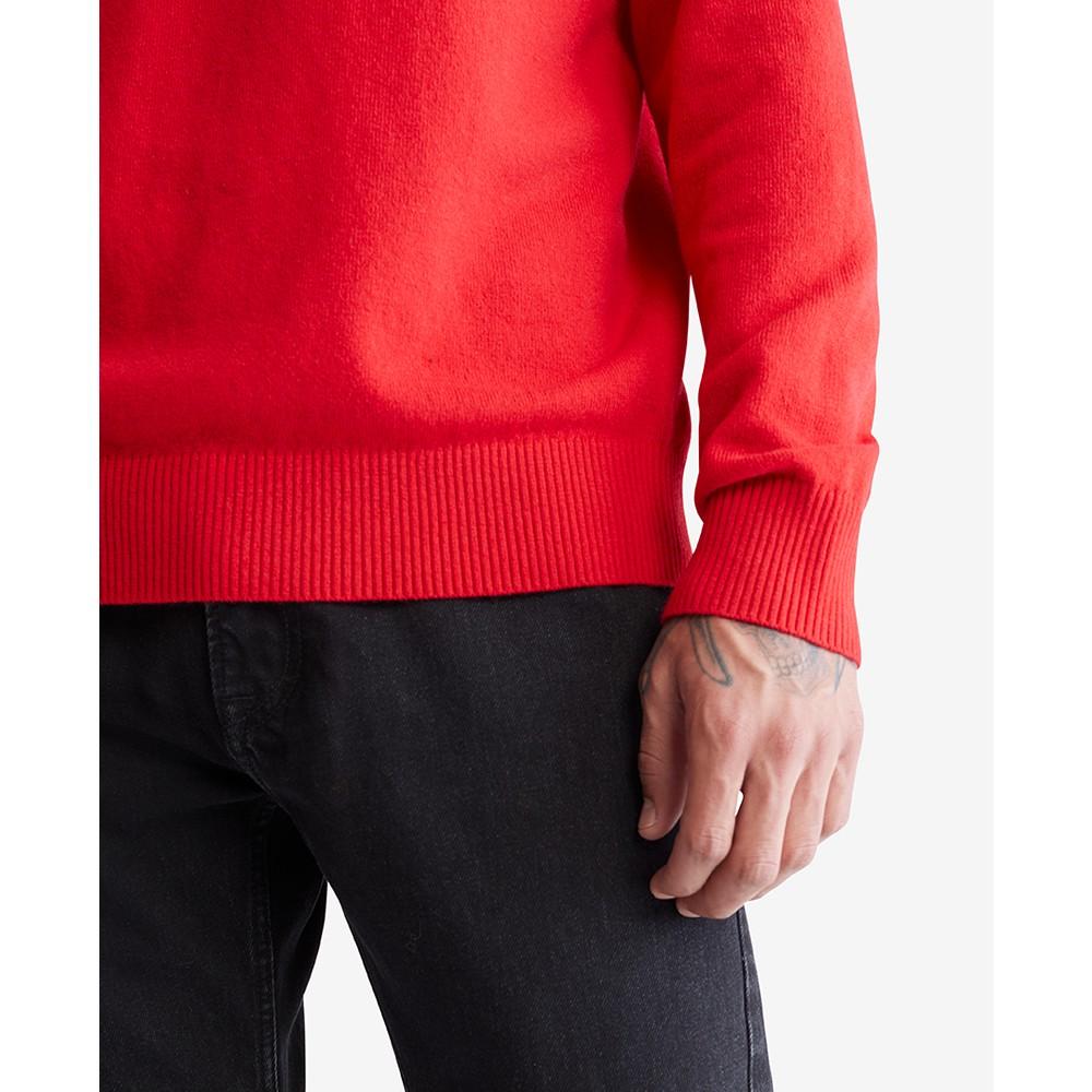 Men's Regular-Fit Merino Wool Crewneck Sweater商品第3张图片规格展示