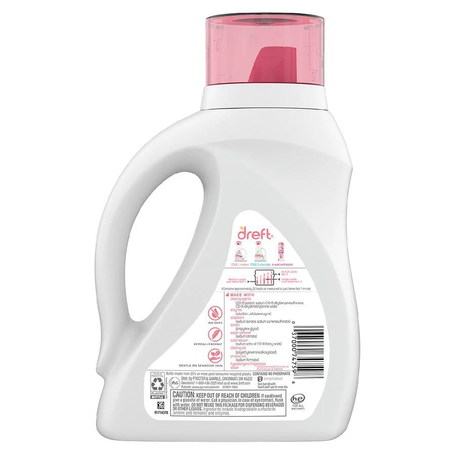 商品Dreft|Liquid Newborn Laundry Detergent,价格¥119,第2张图片详细描述