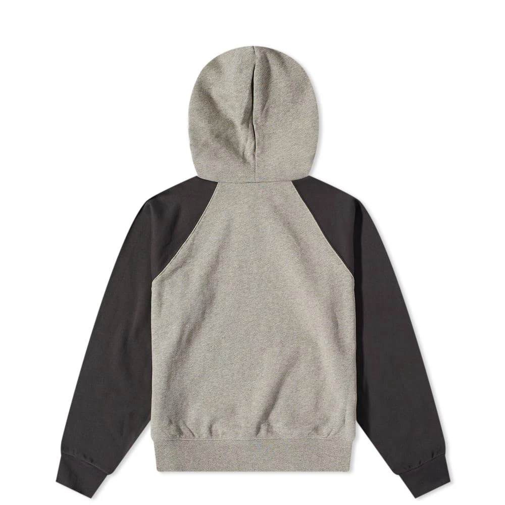 商品Essentials|Fear of God ESSENTIALS Kids Logo Raglan Popover Hoody - Dark Oatmeal,价格¥359,第2张图片详细描述